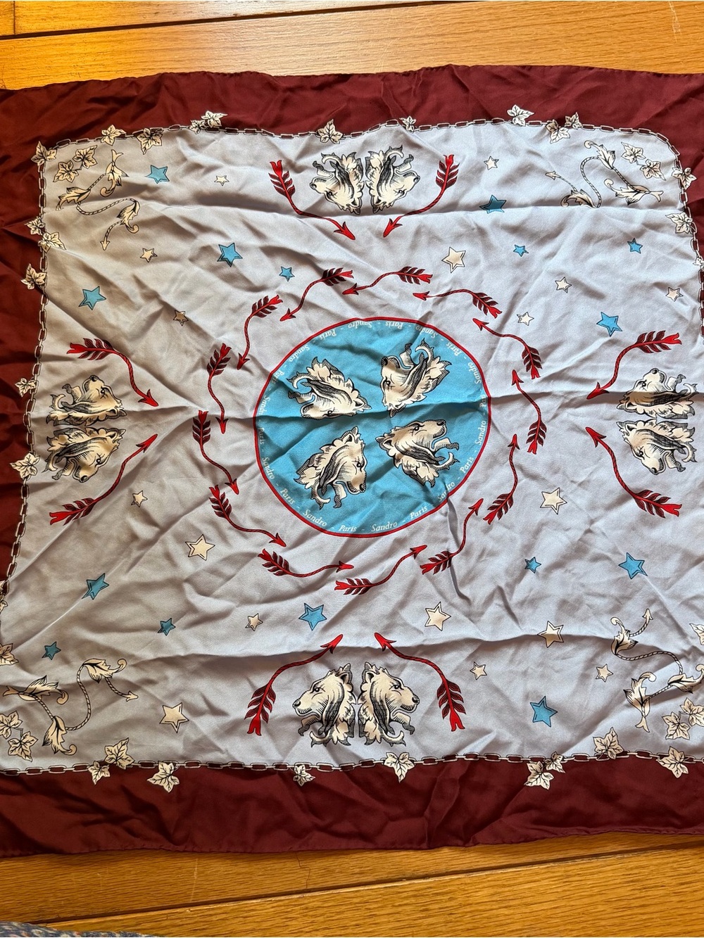 Sandro Silk Scarf